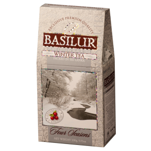 Herbata Basilur Four Seasons Winter 100g stożek - czarna liściasta z żurawiną
