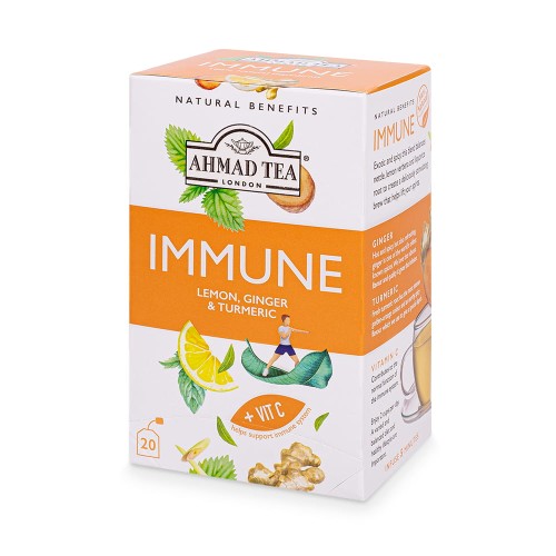 Herbata Ahmad Natural Benefits Immune 20 saszetek
