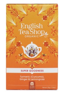 Herbata English Tea Shop Turmeric (Curcuma), Ginger & Lemongrass 20 kopert - organiczna