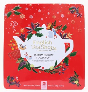 Zestaw herbat English Tea Shop Premium Holiday Collection Red 72 saszetki w puszce