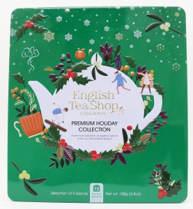 Zestaw herbat English Tea Shop Premium Holiday Collection Green 72 saszetki w puszce