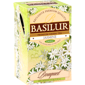 Herbata Basilur Bouquet Green Jasmine 25 kopert - zielona z jaśminem