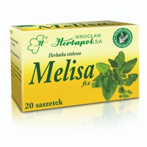 Herbata Ziołowa Herbapol Melisa 20x2g w saszetkach - naturalna, bez aromatów