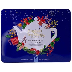 Herbata English Tea Shop Premium Holiday Collection Blue 36 saszetek w świątecznej puszce