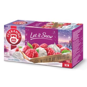 Herbata Teekanne Let it Snow 20 kopert - owocowa o smaku bezy i maliny