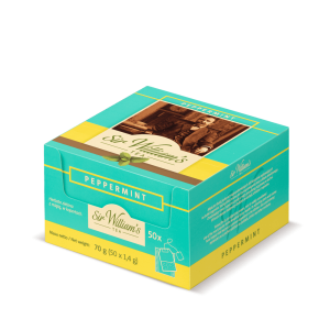 Herbata Sir William's Peppermint Green 50x1,6g - mięta z dodatkiem herbaty zielonej w kopertach