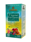 Herbata Lakma 7 Assorted Fruit Flavours 25 kopert - zestaw czarnych i zielonych