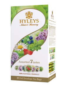 Herbata Hyleys Nature's Harmony Assorted 7 smaków 25 kopert - zestaw naturalnych smaków