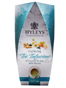 Herbata Hyleys Tea Infusions Calming 20 piramidek - ziołowa, 100% naturalne składniki 