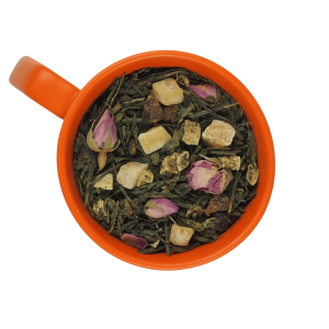 Zielona Herbata Sencha Kaktusowa Gruszka 50g - z melonem i pąkami róż