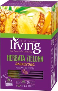 Herbata Irving Zielona Ananasowa 20 kopert
