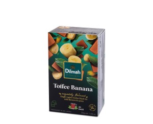 Herbata Dilmah Toffee Banana 20x1,5g - ekspresowa czarna o smaku bananów w karmelu