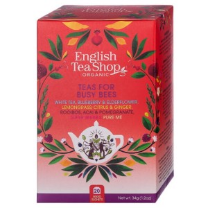 Herbata English Tea Shop Tea For Busy Bees 20 kopert - zestaw herbat organicznych