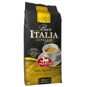 Kawa Saquella Bar Italia Espresso 1kg - ziarnista 100% arabika