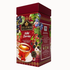Herbata Zylanica Wild Berries 200g w puszce - czarna z dziką różą, maliną i jeżyną