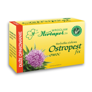 Herbata Ziołowa Herbapol Ostropest Owoc 24x2g w saszetkach - naturalna, bez aromatów