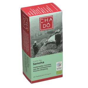 Herbata Cha Do Sencha 20 torebek - ekologiczna zielona Fair Trade