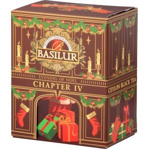 Herbata Basilur Evening Of Noel Chapter IV 75g kartonik - czarna z pomarańczą i cynamonem