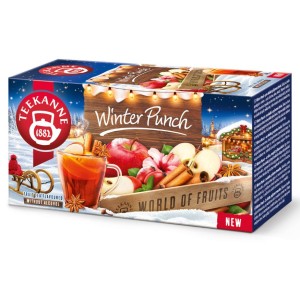 Herbata Teekanne Winter Punch 20 kopert - o smaku rumu, winogron i wanilii