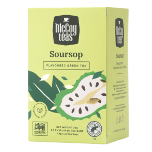 Herbata McCoy Green Tea Soursop 20x1,8g w kopertach - zielona o smaku flaszowca WYPRZEDAŻ