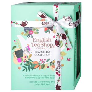 Herbata English Tea Shop Classic Tea Collection Mint 12 piramidek - zestaw organicznych herbat