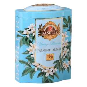 Herbata Basilur Blossom Jasmine Dream 100g w puszce - liściasta czarna o smaku jaśminu 