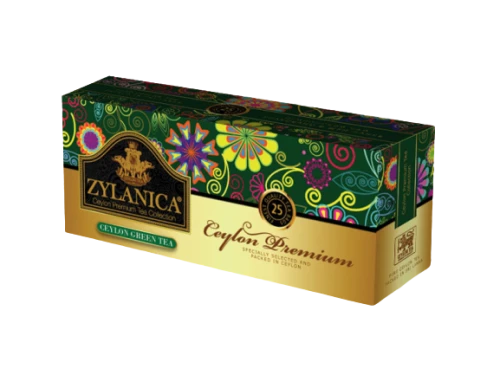 Herbata Zylanica Ceylon Premium Green Tea 25x2g