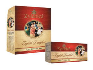 Herbata Zylanica English Breakfast 100x2g - czarna herbata śniadaniowa, mieszanka herbat cejlońskich, gatunek BOPF 